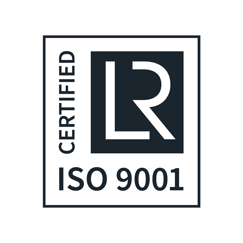 Certified ISO 9001